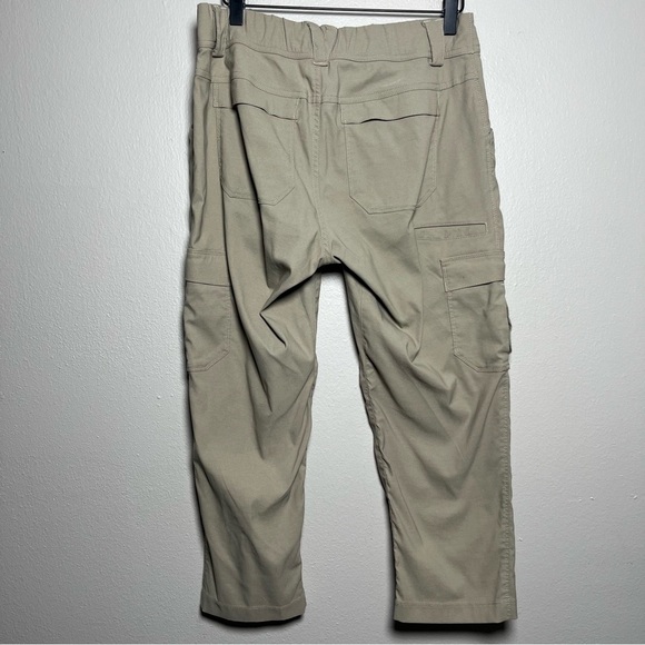 Duluth Trading Women's Dry on the Fly Capris Pants‎ 6 Tan Hiking Outdoor Nylon - Picture 7 of 12